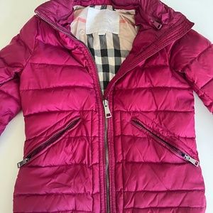 Burberry Girls Puffer Coat